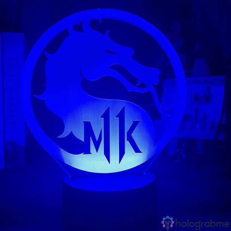 Lampe 3D Mortal Kombat Logo 3