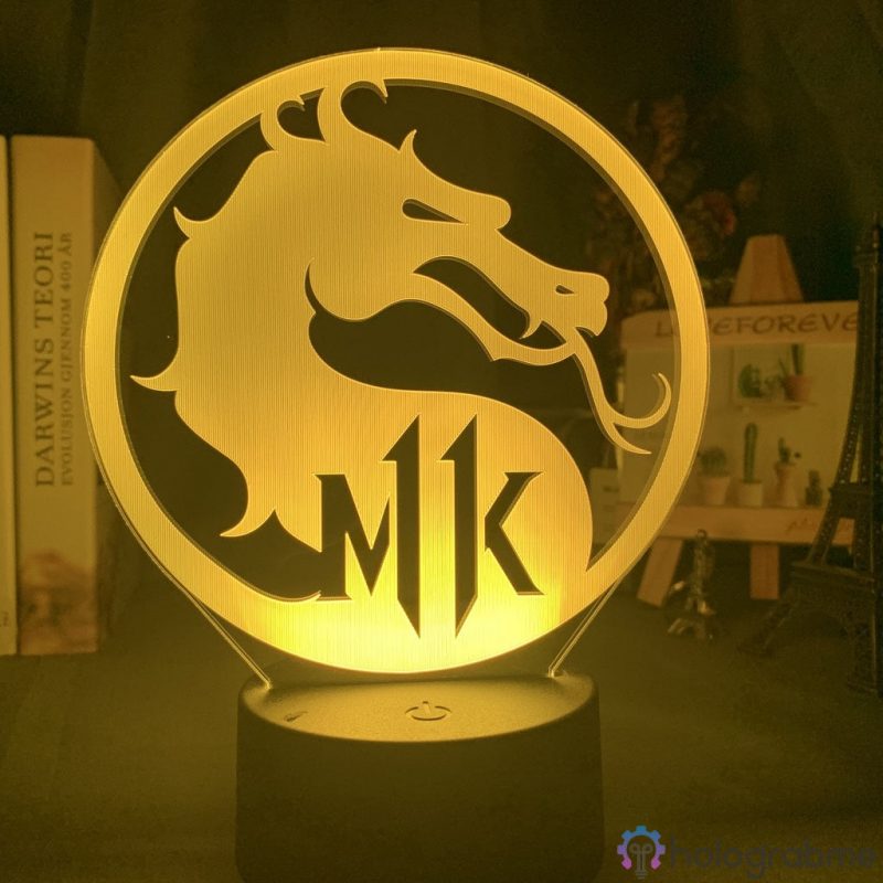 Lampe 3D Mortal Kombat Logo 5