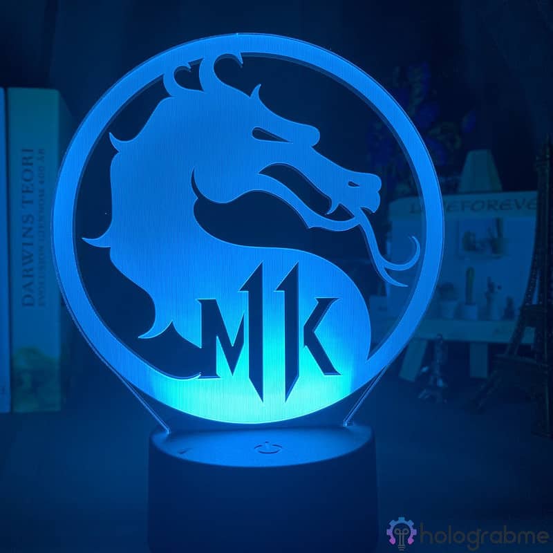 Lampe 3D Mortal Kombat Logo 6